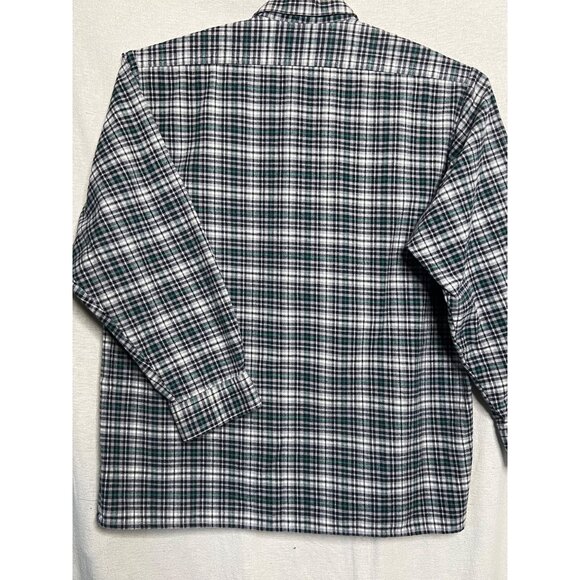 VNT OS Trachten Men XXL EU45/46  Flannel Cotton Navy Green Western Rustic Alpine - Picture 9 of 16